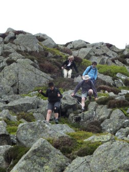 Coming down the mountain!