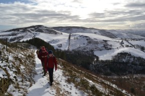 Walking in Penycloddiau early 2012